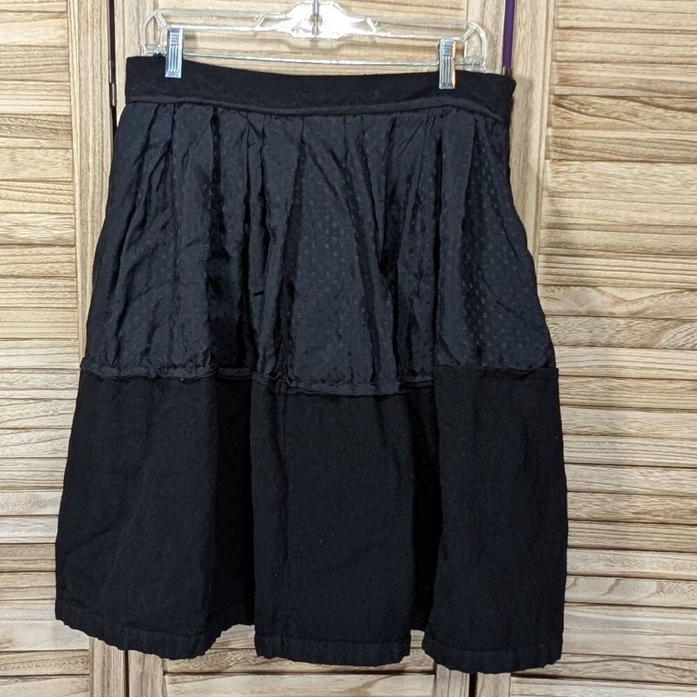 DKNY Skirt Black Wool Size 10